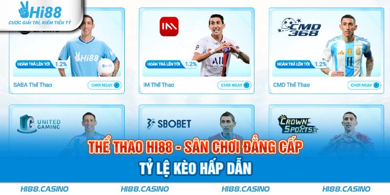 Thể Thao Hi88 - Sân Chơi Đẳng Cấp, Tỷ Lệ Kèo Hấp Dẫn